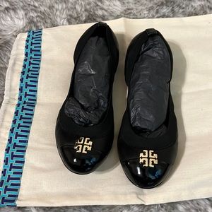 tory burch ballet black - size6